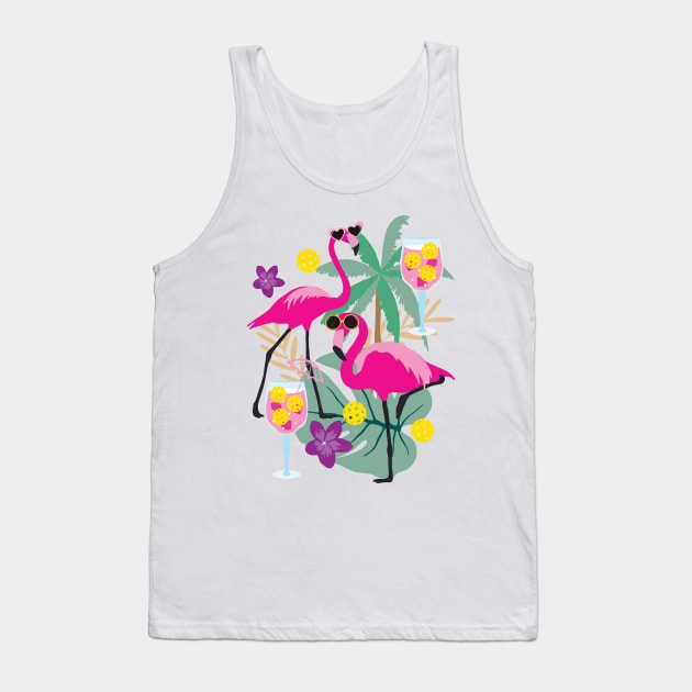 Tropical pickleball Tank Top by FK-UK